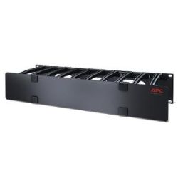 APC AR8606 2U Horizontal Cable Manager 6 Fingers top and bottom