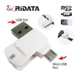Ridata OTG Mobile Phone MicroSD Card Reader (OTG Mobile Phone/Tablet/PC)