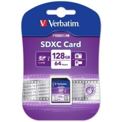Verbatim SDXC 128GB (Class10 with UHS-1)