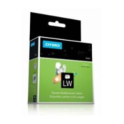 Dymo SD30332 Multi Purpose Labels Square Paper/White 25mmX25mm 1 Roll/Box 750 Labels/Roll removable