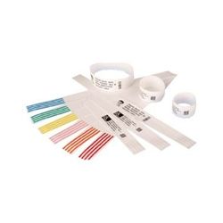 Zebra Pediatric Z-Band Direct 1x7 White 300 Wristbands/Cartridge 6 Cartridges Per Case