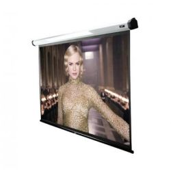 Elite Screens 86 16:10 Pull Down Screen Manual Wall/Ceiling Mount White Casing