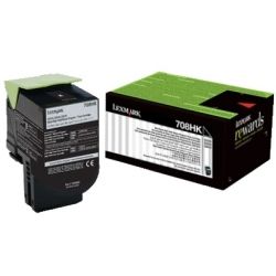 Lexmark 70C8HKE 708HKE Black High Yield Corporate Toner Cartridge 4K CS310/CS410/CS510