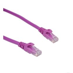 8Ware Cat6 UTP Ethernet Cable Snagless 0.25m (25cm) Purple