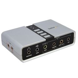 StarTech 7.1 USB Audio Adapter External Sound Card with SPDIF Digital Audio