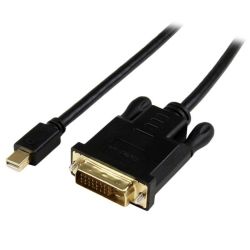 StarTech 3ft Mini DisplayPort to DVI Active Adapter Converter Cable mDP to DVI 2560x1600 Black