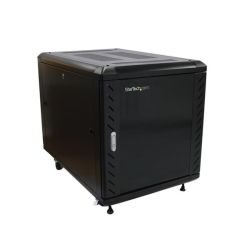 StarTech 12U 36 inch Knock-Down Server Rack Cabinet with Casters