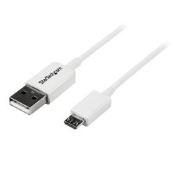 StarTech 0.5m White Micro USB Cable A to Micro B