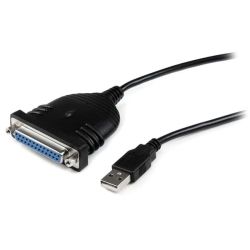 StarTech 6ft USB to DB25 Parallel Printer Adapter Cable M/F
