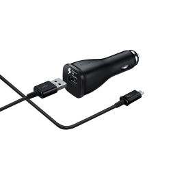Samsung Black Car Charger Micro USB Fast Charger (9V)