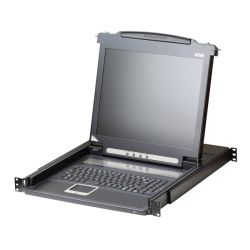 Aten (CL1000M-ATA-AU) SLIDEAWAY Console 17 inch with LED Light W/USA KB/AU