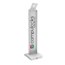 Compulocks Tablet Floor Stand Mount BrandMe White