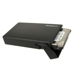 Simplecom SE325 Tool Free 3.5 inch SATA HDD to USB 3.0 Hard Drive Enclosure Black