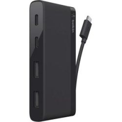 Belkin 3.0 USB-C 4-Port Travel Hub (Non-Powered)