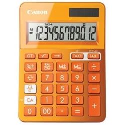 Canon Dual Power Mini Desktop Calculator 12 Digit Upright-angled LCD Display Grand Total Function Memory Square root and percentage fu