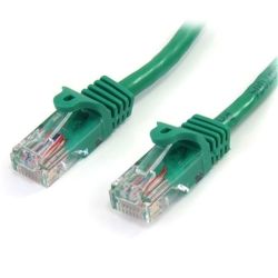 StarTech Cat5e Patch Cable with Snagless RJ45 Connectors 3m Green