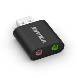 Volans USB 3.0 Audio Adapter USB3.0 to 3.5mm Stereo Jack Headset Audio Adapter Compatible with Win/Mac/PS3 PS4 1yr