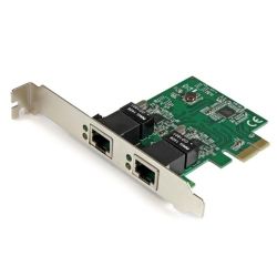 StarTech Dual Port Gigabit PCI Express Server Network Adapter Card PCIe NIC