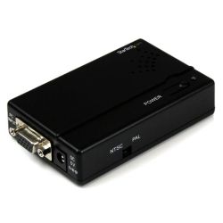 StarTech High Resolution VGA to Composite (RCA) or S-Video Converter PC to TV