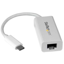 StarTech USB-C to Gigabit Network Adapter White