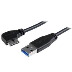 StarTech Slim Micro USB 3.0 Cable M/M Left-Angle Micro-USB 0.5m