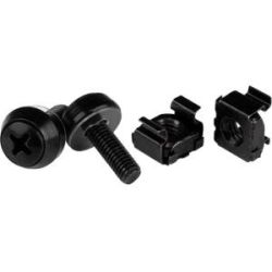 StarTech M5 Screws and Cage Nuts 100 Pack Black