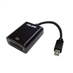 Volans VL-MDPD Mini DisplayPort to DVI M-F Converter Black Support VGA SVGA XGA SXGA and UXGA 1yr