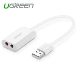 UGREEN USB 2.0 External 3.5mm Sound Card Adapter