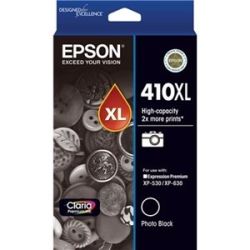 Epson 410XL High Capacity Claria Premium Photo Black Ink Cartridge (XP-530 XP-630)