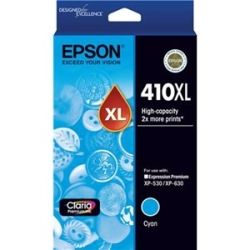 Epson 410XL High Capacity Claria Premium Cyan Ink Cartridge (XP-530 XP-630)