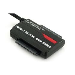 USB 3.0 to IDE and SATA Cable (SUPPort 2.5 and 3.5 HDD)