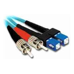 Comsol 10MTR ST-SC MULTI-MODE DUPLEX FIBRE PATCH CABLE LSZH 50/125 OM3