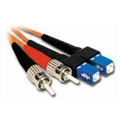 Comsol 3MTR ST-SC MULTI-MODE DUPLEX FIBRE PATCH CABLE LSZH 62.5/125 OM1
