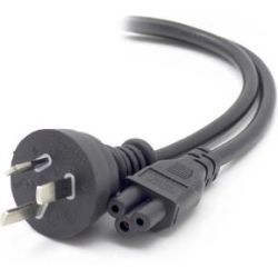 ALOGIC 1m Aus 3 Pin Mains Plug to IEC C5 Male to Female MOQ:15