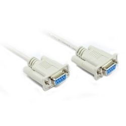 4Cabling Null Modem Cable DB9 F-F 2m