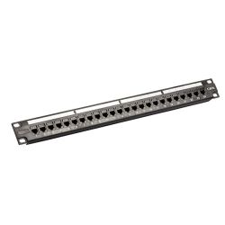 4Cabling 4C Cat6 RJ45 24-Port Patch Panel Universal Termination (110/KATT) with Individual Jacks