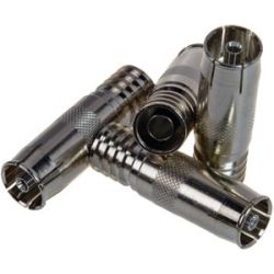 4Cabling RG6 PAL Female Hex Crimp Connector Individual