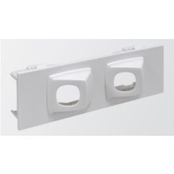 Elsafe QIKFIT 2x Data Cutout (White) INC: 2x Mounting Clips