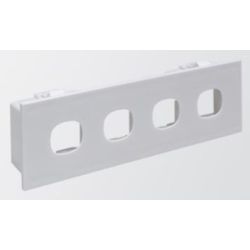 Elsafe QIKFIT 4x Data Cutout (White) INC: 2x Mounting Clips