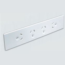 Elsafe QIKFIT Quad Auto Switched Power Outlet 4x GPO White