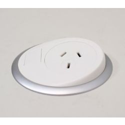 Elsafe Pixel 1x TUF/1x Data Coupler with 800mm Lead and J Coupler (White/Silver)