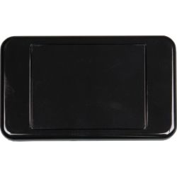 4Cabling Blank Wall Plate Black