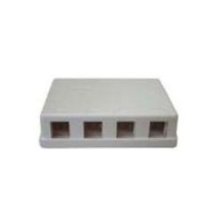 4Cabling 4-Port Keystone Surface Mount Box