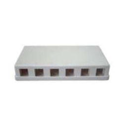 4Cabling 6-Port Keystone Surface Mount Box