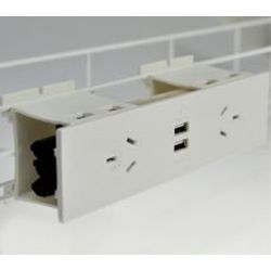 Elsafe QIKFIT Mounting Clips Individual (NOTE 2x Required per Qikfit tile)