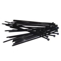 4Cabling Cable Ties 100mm x 2.5mm (4) Black : Bag of 100