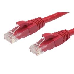 4Cabling 2m Cat5e RJ45 RJ45 Network Cable Red