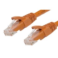 4Cabling 1m Cat6 RJ45-RJ45 Network Cables Orange