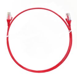 4Cabling 3m Cat6 RJ45-RJ45 Ultra Thin LSZH Network Cables Red