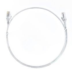 4Cabling 2m Cat6 RJ45-RJ45 Ultra Thin LSZH Network Cables White